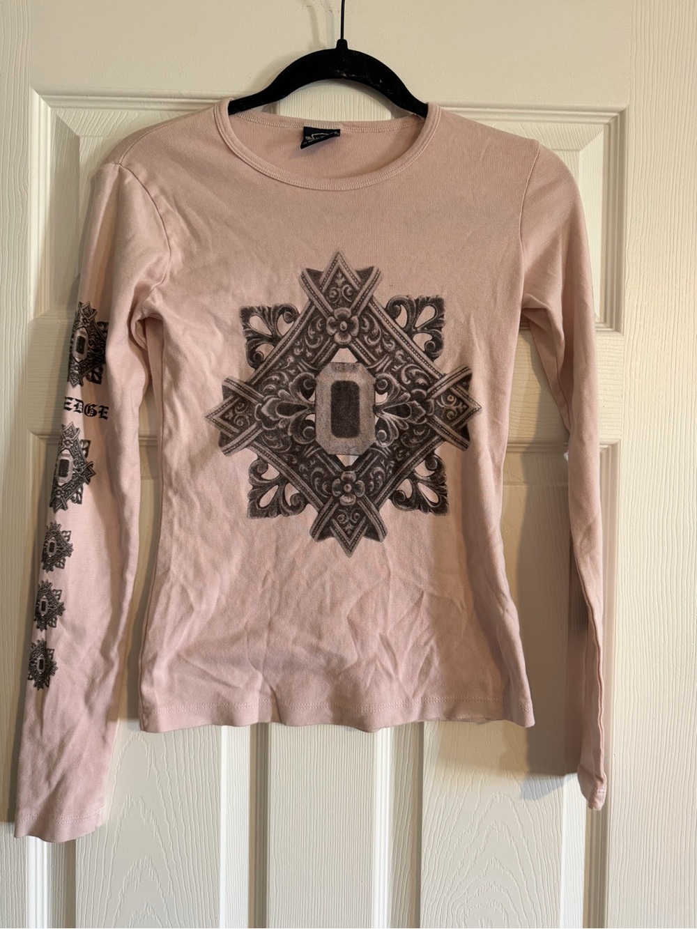 Sledge Deadstock Vintage Baby Pink Long Sleeve